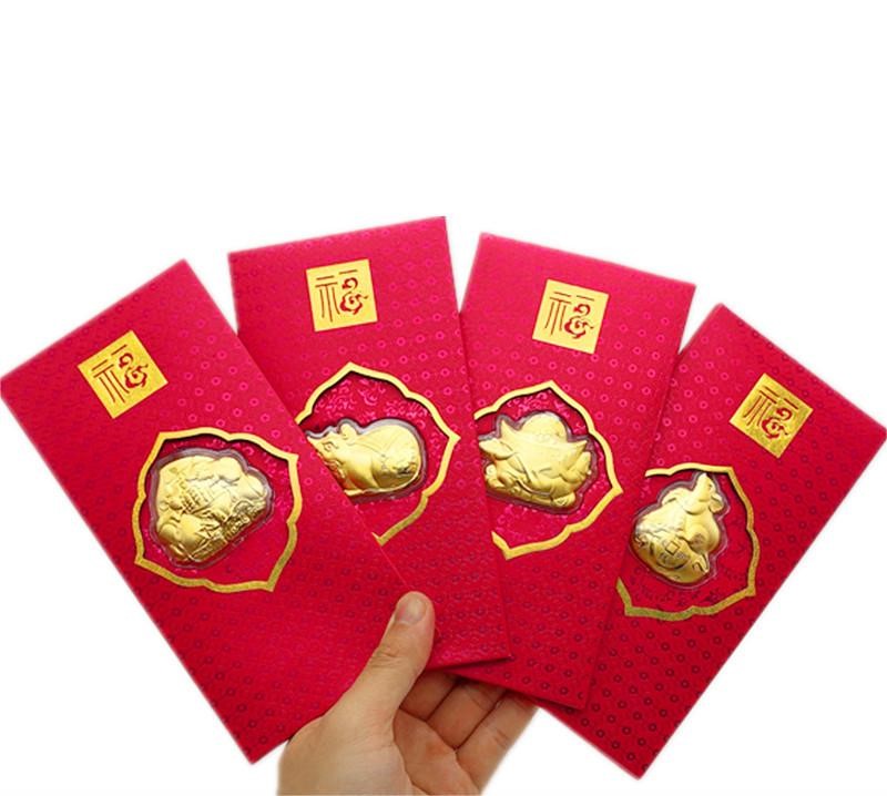 新款3D金箔紅包新年賀歲創(chuàng)意立體錢(qián)母結(jié)婚個(gè)性高檔利是封